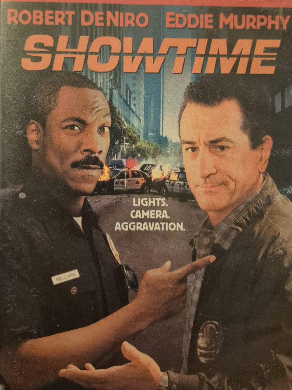 Warner Bros. Showtime DVD — Orange & Blue Cover Featuring De Niro & Murphy